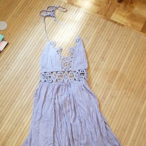 Lavender lace summer dress